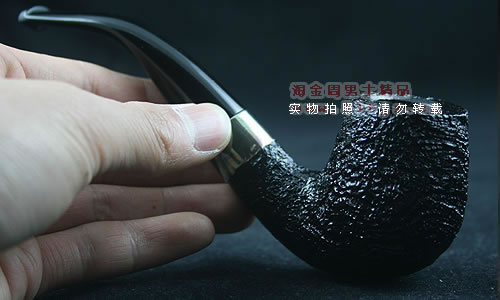 爱尔兰彼得森石楠木烟斗|5件套装仿古银圈粗面-6