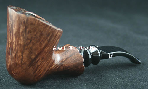 丹麦bjarne bj烟斗大师石楠木火焰纹烟斗-手工烟斗h02-1