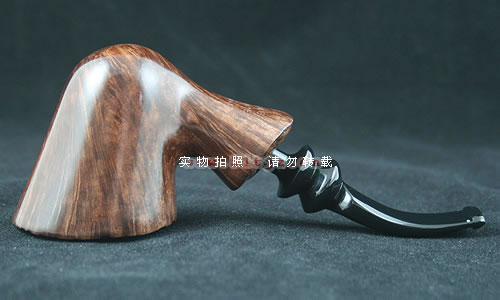 丹麦bjarne bj烟斗大师石楠木火焰纹烟斗-手工烟斗h02-3
