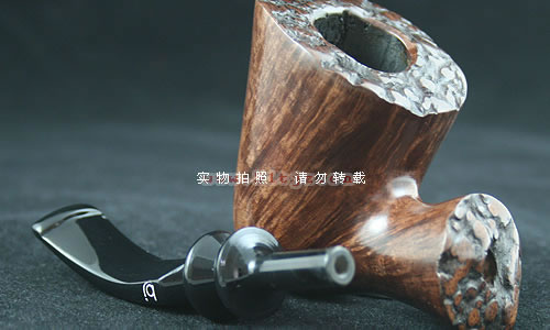 丹麦bjarne bj烟斗大师石楠木火焰纹烟斗-手工烟斗h02-4