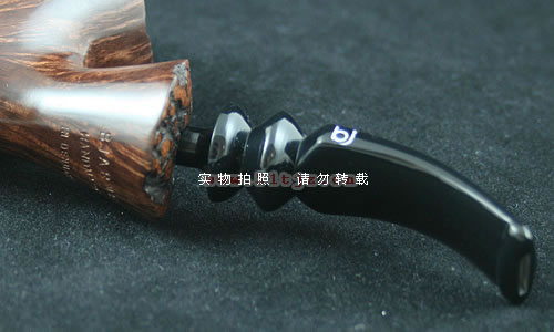 丹麦bjarne bj烟斗大师石楠木火焰纹烟斗-手工烟斗h02-6