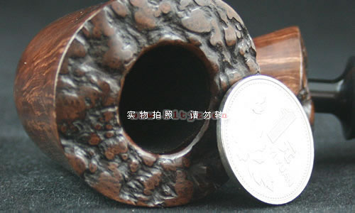 丹麦bjarne bj烟斗大师石楠木火焰纹烟斗-手工烟斗h02-9