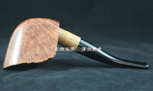 丹麦bjarne bj烟斗大师石楠木火焰纹烟斗-手工烟斗h08-3