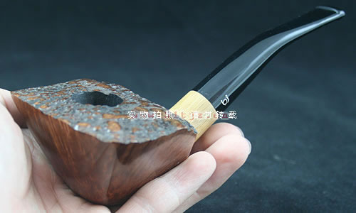 丹麦bjarne bj烟斗大师石楠木火焰纹烟斗-手工烟斗h08-5