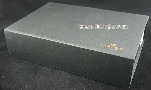 英国皇冠ROYAL CROWN骨瓷双斗烟灰缸(黑色)-4