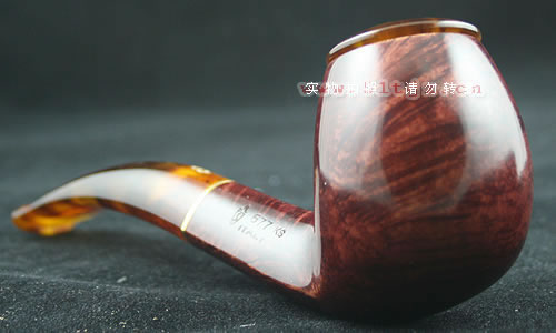 意大利莎芬石楠木烟斗|6件套装有盖光面677-2