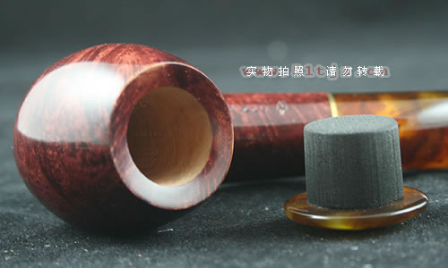 意大利莎芬石楠木烟斗|6件套装有盖光面677-5