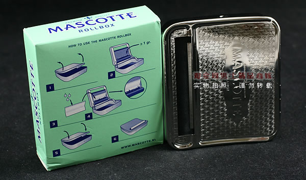 进口虎牌MASCOTTE卷烟器70MM|铁盒自动卷-3