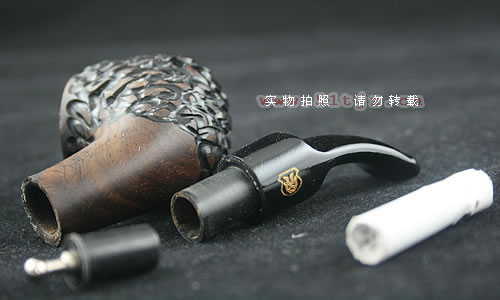 盾牌黑紫檀烟斗 ☆ 特惠6件套装1039k-5