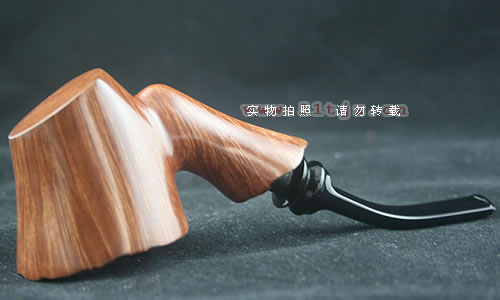 丹麦bjarne bj烟斗大师石楠木火焰纹烟斗|手工烟斗h16-3