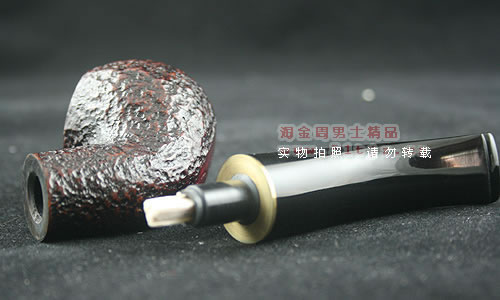 意大利沙芬savinelli石楠木烟斗|6件套装roma黑嘴642-5