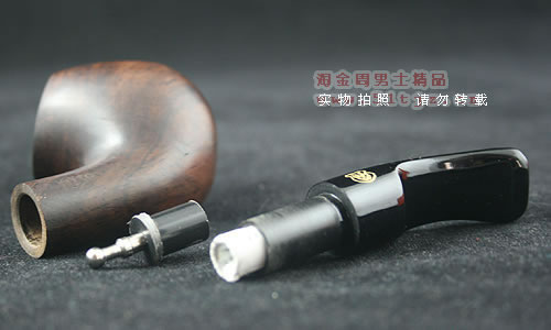 盾牌黑紫檀烟斗 ☆ 特惠6件套装1039-5