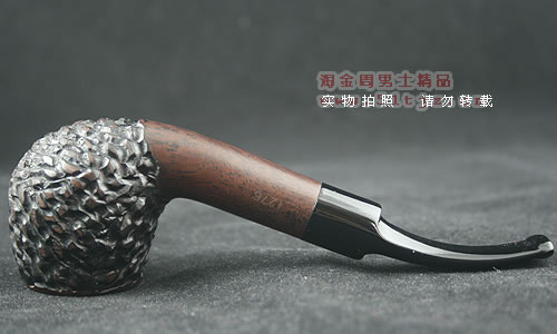 盾牌黑紫檀烟斗 ☆ 特惠6件套装1276k-3