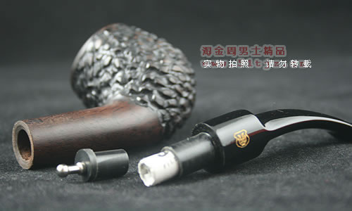 盾牌黑紫檀烟斗 ☆ 特惠6件套装1276k-5