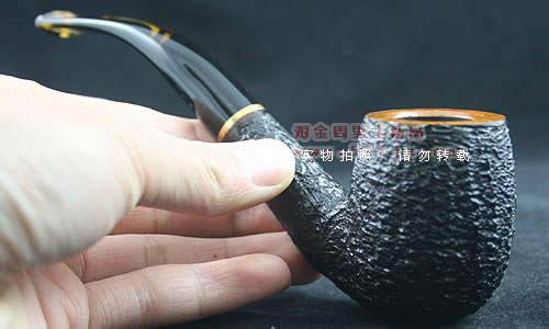 意大利沙芬石楠木烟斗|6件套装老虎刻花606-7