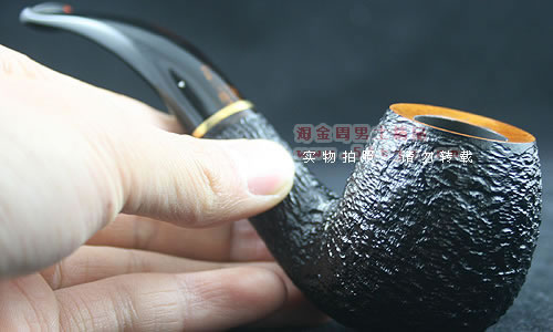 意大利沙芬石楠木烟斗|6件套装老虎刻花677-7