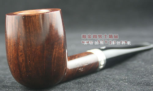 意大利沙芬石楠木烟斗|6件套装银圈光面111-1