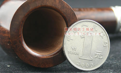 意大利沙芬石楠木烟斗|6件套装银圈光面111-5