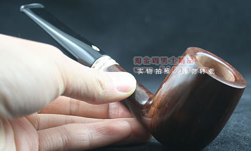 意大利沙芬石楠木烟斗|6件套装银圈光面111-7