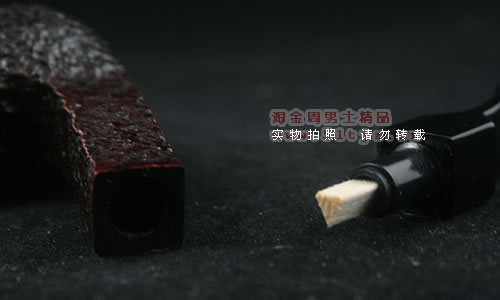 意大利沙芬石楠木烟斗|6件套装桌斗黑嘴513-5
