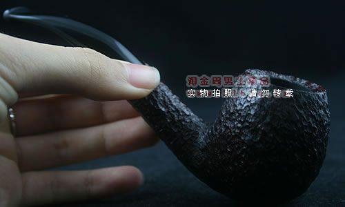 意大利沙芬石楠木烟斗|6件套装桌斗黑嘴677-6