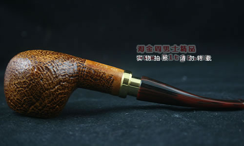 德国丹尼克石楠木烟斗|6件套装双金圈粗面451-3