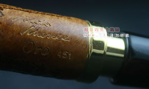 德国丹尼克石楠木烟斗|6件套装双金圈粗面451-6