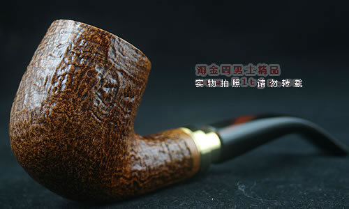 德国丹尼克石楠木烟斗|6件套装双金圈粗面454-1