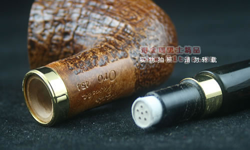 德国丹尼克石楠木烟斗|6件套装双金圈粗面454-5