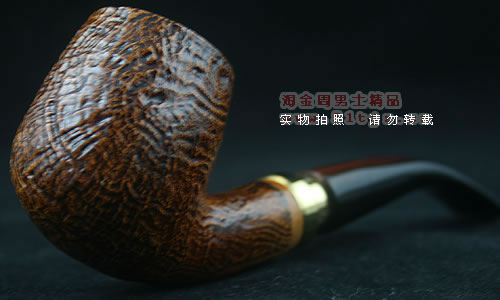 德国丹尼克石楠木烟斗|6件套装双金圈粗面455-1