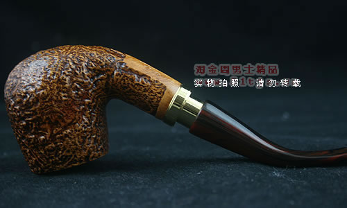 德国丹尼克石楠木烟斗|6件套装双金圈粗面455-3