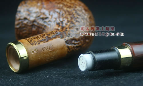 德国丹尼克石楠木烟斗|6件套装双金圈粗面455-5
