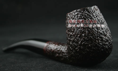 意大利沙芬石楠木烟斗|6件套装桌斗黑嘴628-2