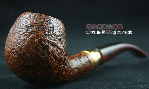 德国丹尼克石楠木烟斗|6件套装双金圈粗面452-1