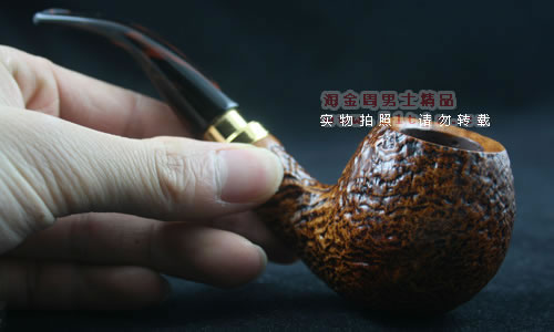 德国丹尼克石楠木烟斗|6件套装双金圈粗面452-6