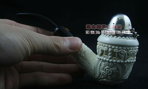 土耳其海泡石altinay烟斗|银盖g051b-7