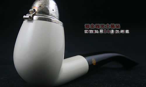 土耳其海泡石altinay烟斗|6件套装银盖076-1