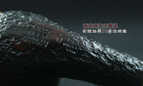 意大利沙芬石楠木烟斗|6件套装老虎刻花626-7