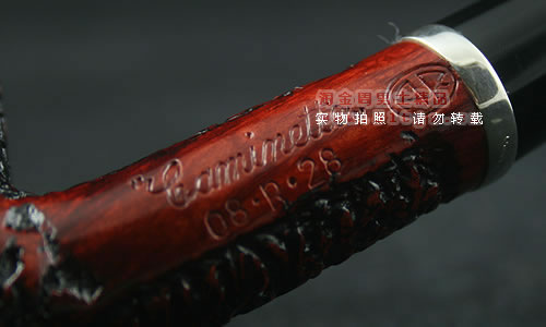 意大利caminetto石楠木烟斗|6件套装手工斗银圈a6c100v-7