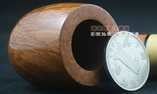 意大利caminetto石楠木烟斗|6件套装手工斗银圈a6c510va-6