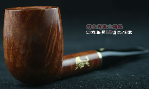 意大利沙芬石楠木烟斗|6件套装虎年纪念斗光面111-1