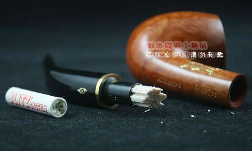 意大利沙芬石楠木烟斗|6件套装虎年纪念斗光面602-6