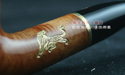 意大利沙芬石楠木烟斗|6件套装虎年纪念斗光面602-7