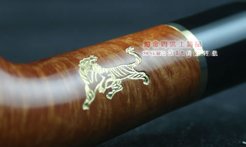 意大利沙芬石楠木烟斗|6件套装虎年纪念斗光面607-7