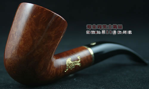 意大利沙芬石楠木烟斗|6件套装虎年纪念斗光面611-1
