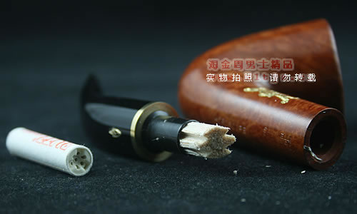 意大利沙芬石楠木烟斗|6件套装虎年纪念斗光面611-6