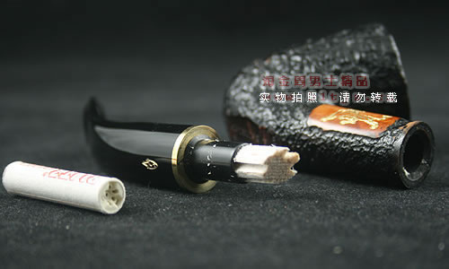 意大利沙芬石楠木烟斗|6件套装虎年纪念斗刻花611-7