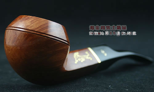 意大利沙芬石楠木烟斗|6件套装虎年纪念斗光面623-1