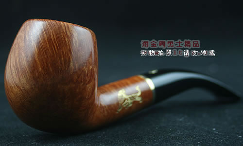 意大利沙芬石楠木烟斗|6件套装虎年纪念斗光面626-1