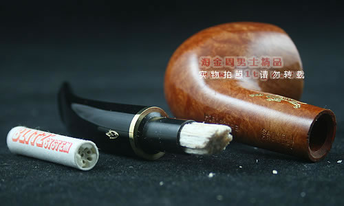 意大利沙芬石楠木烟斗|6件套装虎年纪念斗光面626-6